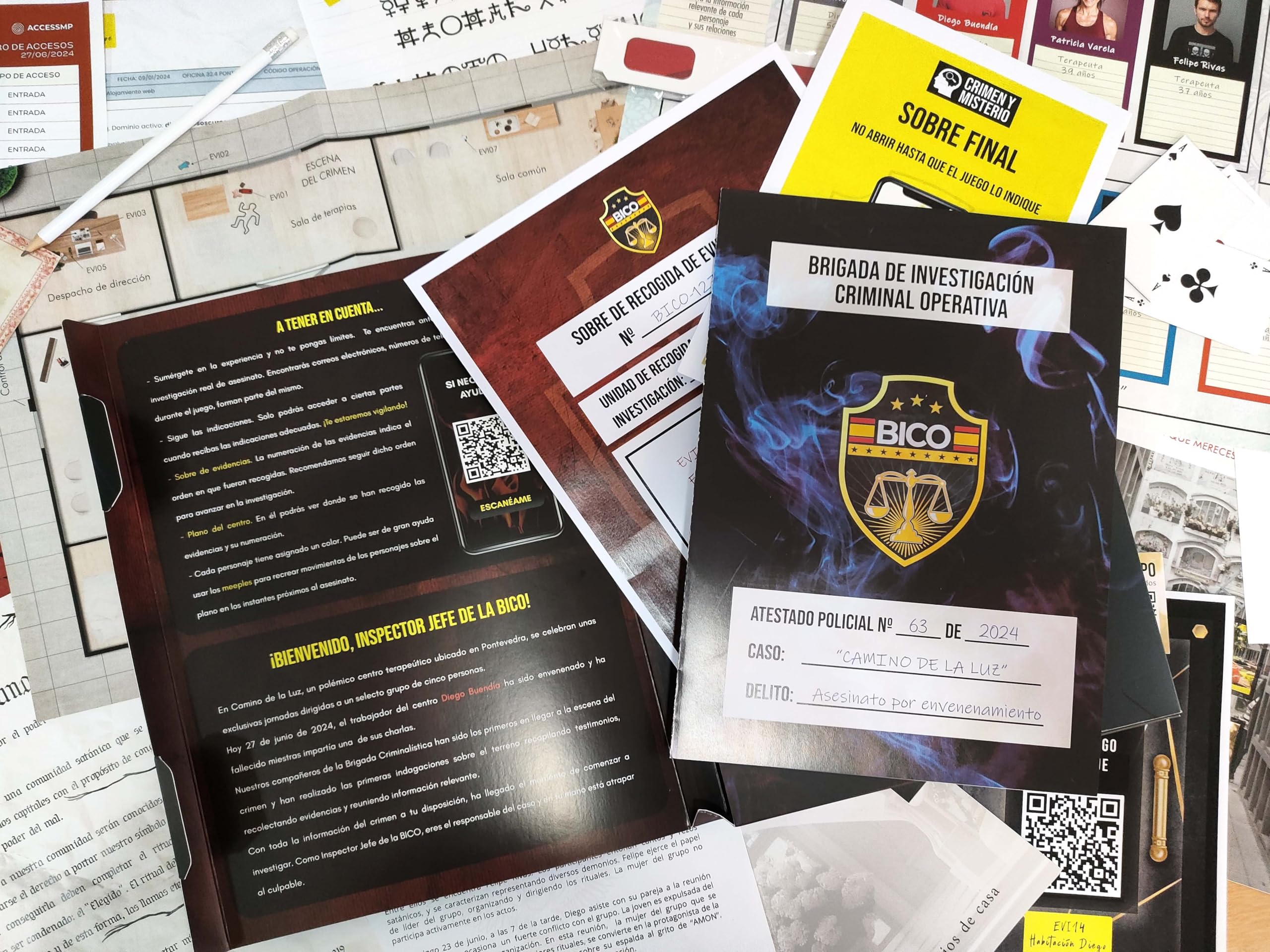 Camino de la Luz - Juego de Mesa de Detectives y Escape Room en Casa