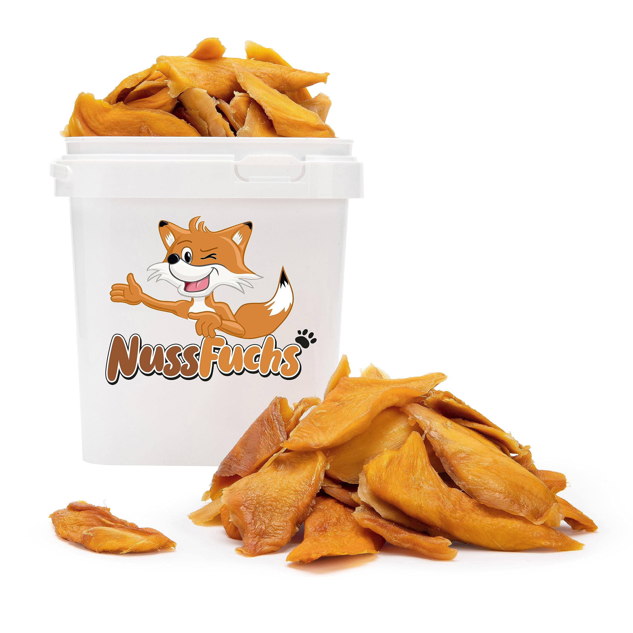 Mango 3kg im Eimer getrocknet naturbelassen ungeschwefelt NussFuchs