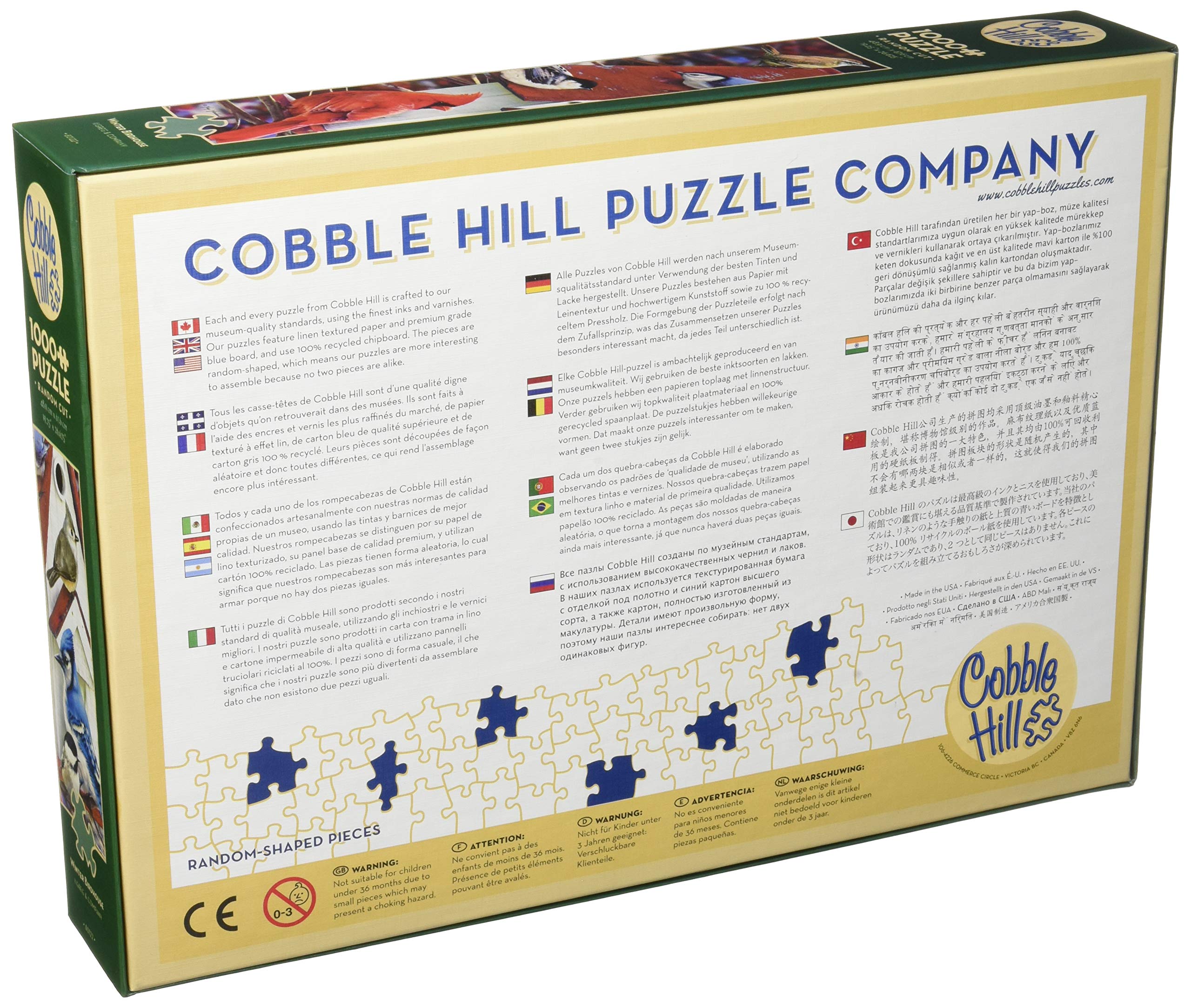 Cobblehill 88014 XL 275 Piezas Puzzle De Birdhouse, Varios , Color/modelo Surtido Cobblehill 88014 XL 275 Piezas Puzzle De Birdhouse, Varios , Color/modelo Surtido