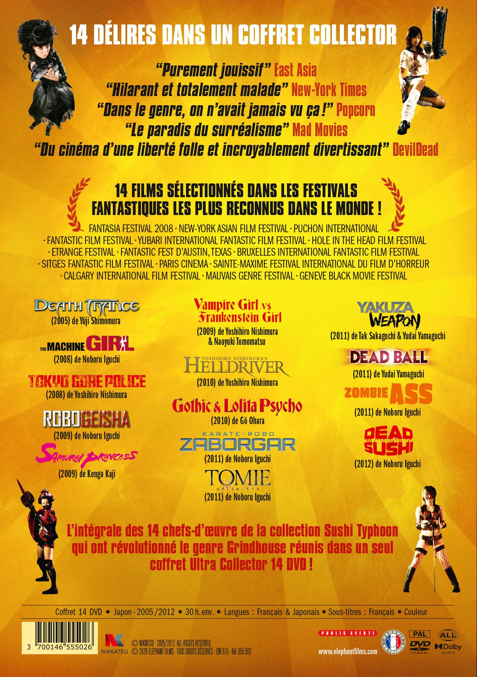 Films d'horreur coffret Edition Speciale
