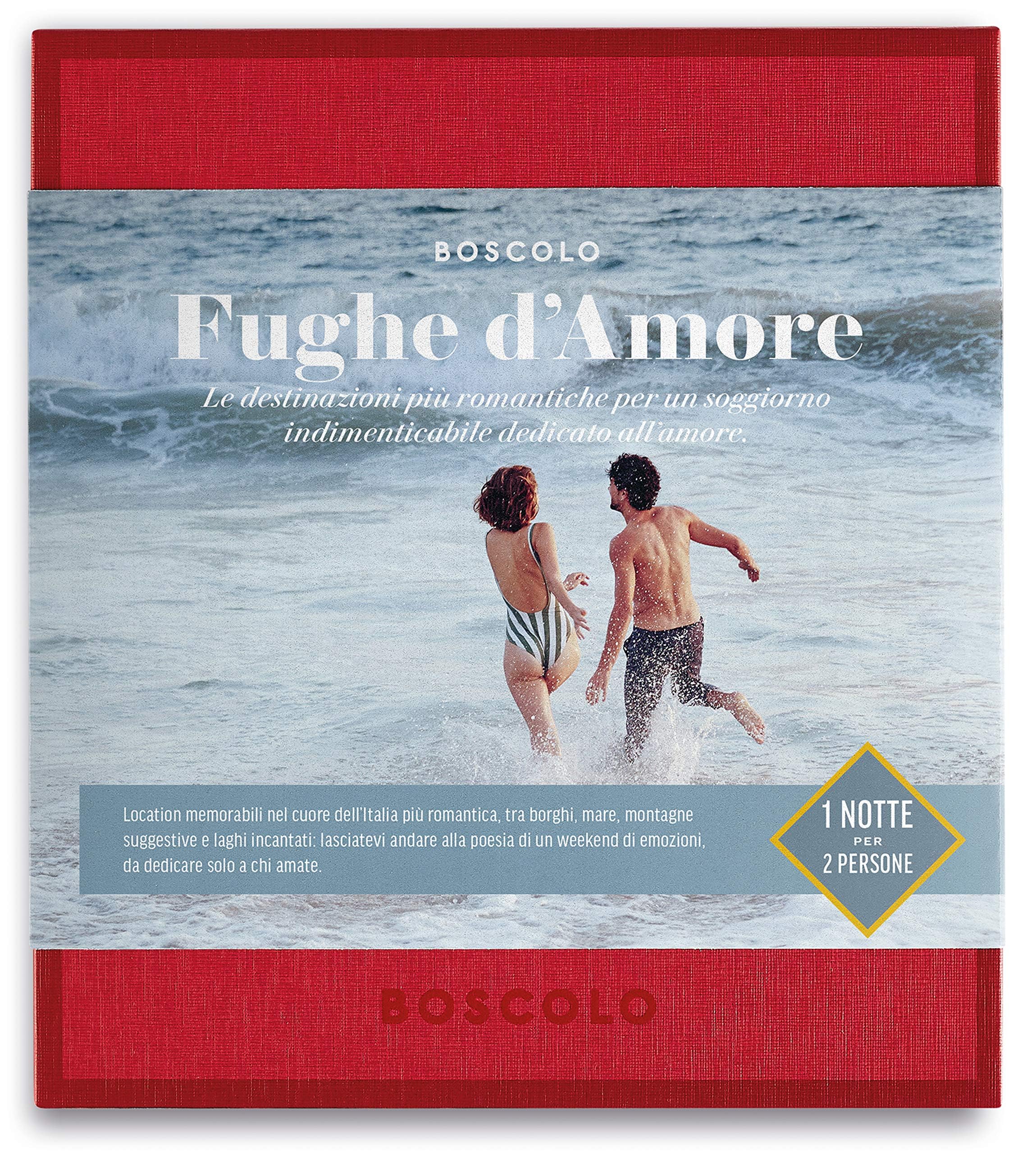 Boscolo Gift Fughe d'Amore - Cofanetti Viaggio Regalo, Idee Regalo Donna e Uomo Compleanno di 1 Notte in Hotel + Colazione Inclusa per 2, Regalo Anniversario Matrimonio, Regali di Coppia Valido 1 Anno