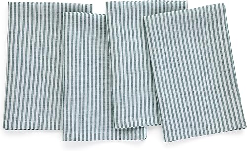 Miniatura 28 de Solino Home Juego de 4 manteles individuales de lino de 14 x 19 pulgadas, 100 % lino puro para primavera, Pascua y primavera Natural &