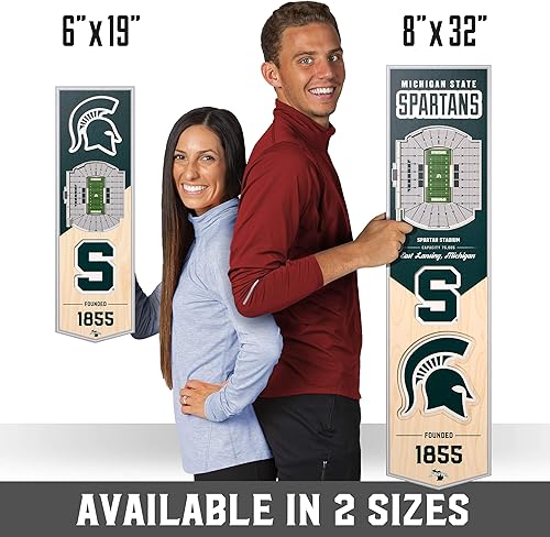 Miniatura 76 de YouTheFan NCAA 3D StadiumView 8x32 Banner