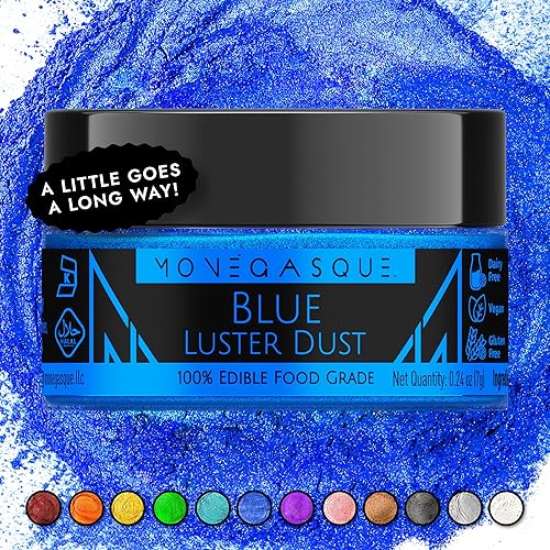 Miniatura 31 de MONÉGASQUE Purpurina comestible plateada para bebidas, 0.51 onzas, purpurina comestible para pasteles y cócteles, polvo plateado brillante