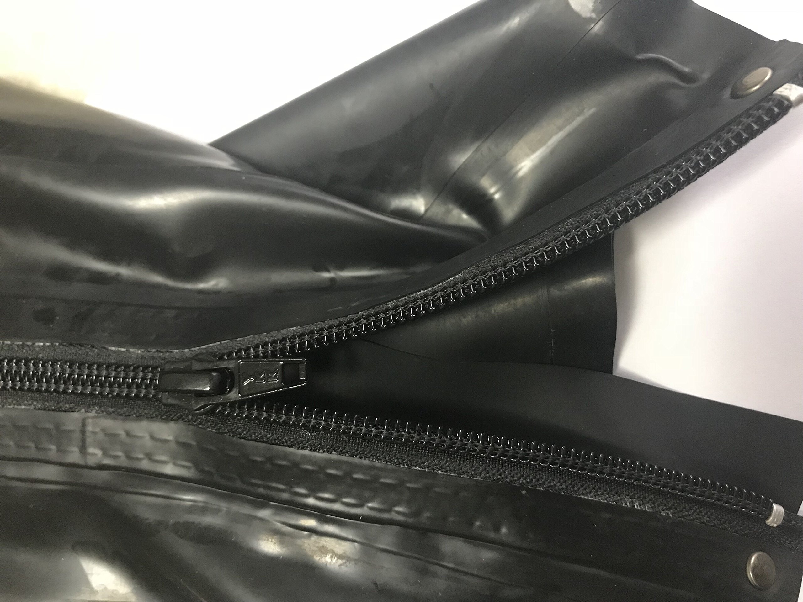 MFMYEE Masque en latex avec bâillon gonflable, masque de jeu de rôle SM/bondage, masque de fête/Halloween, avec fermeture éclair. (M)