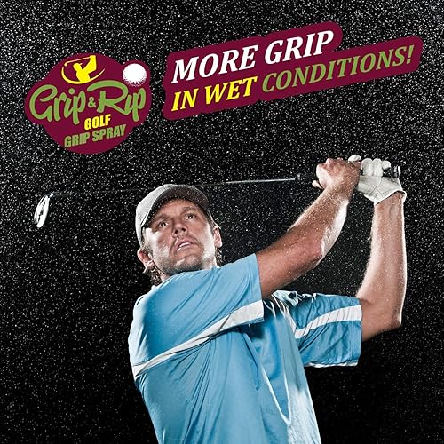 Miniatura 4 de Grip  Rip Golf Grip Spray - Combate las manos sudorosas en tus agarres de golf úsalo con tu toalla de golf con o sin un guante de golf entrenador de