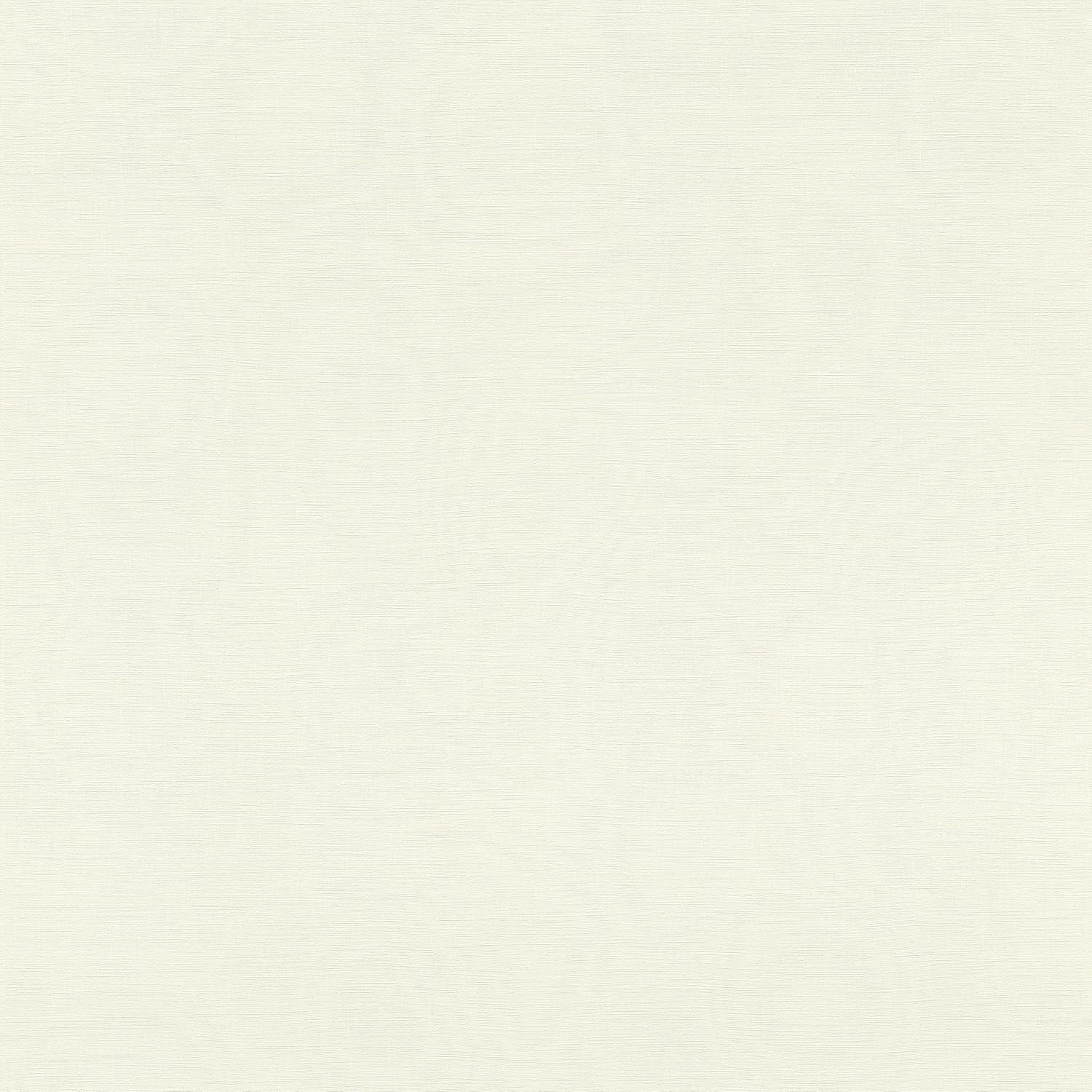 Rasch Tapeten 690705 Plain Wallpaper Non-Woven in White from The Symphony Collection 10.05 m x 0.53 m (L x W)
