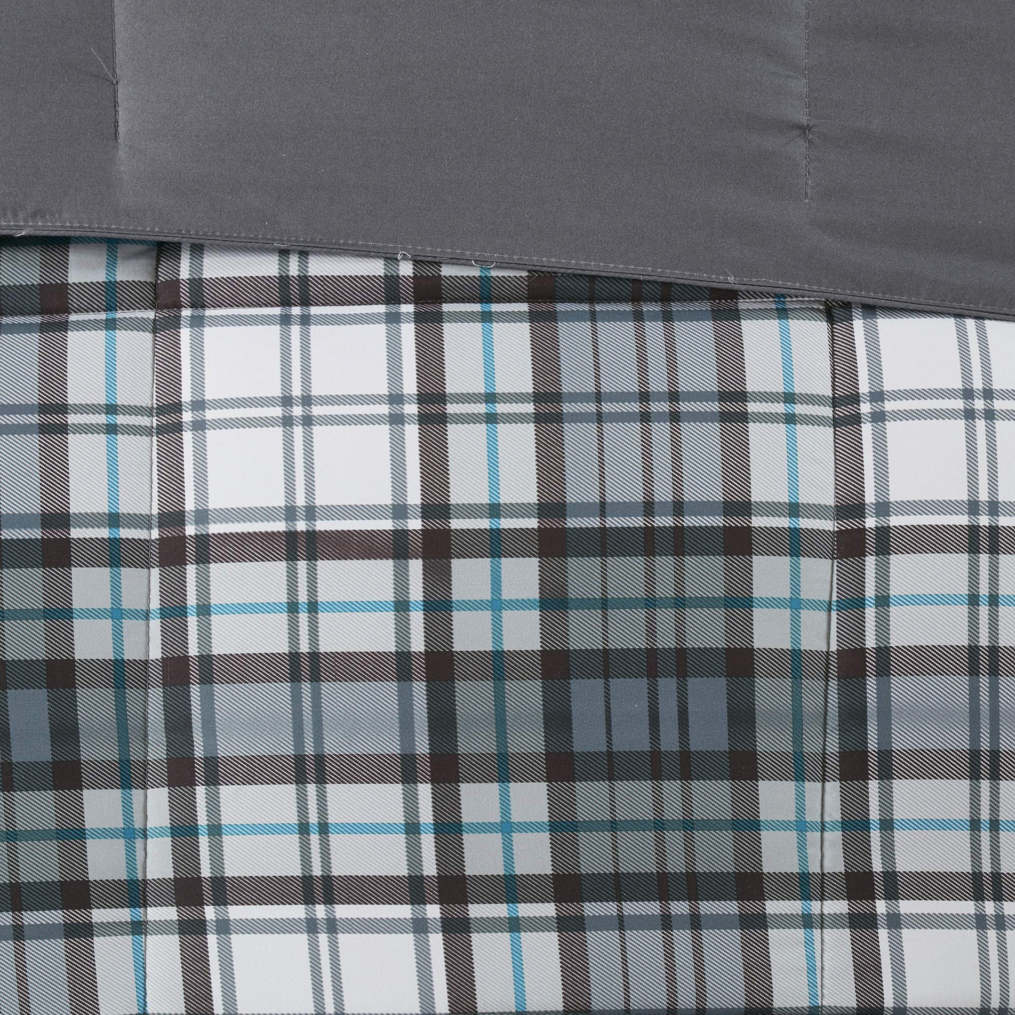 Madison Park Parkston 3M Scotchgard Down Alternative All Season Comforter Set Navy Twin/Twin XL