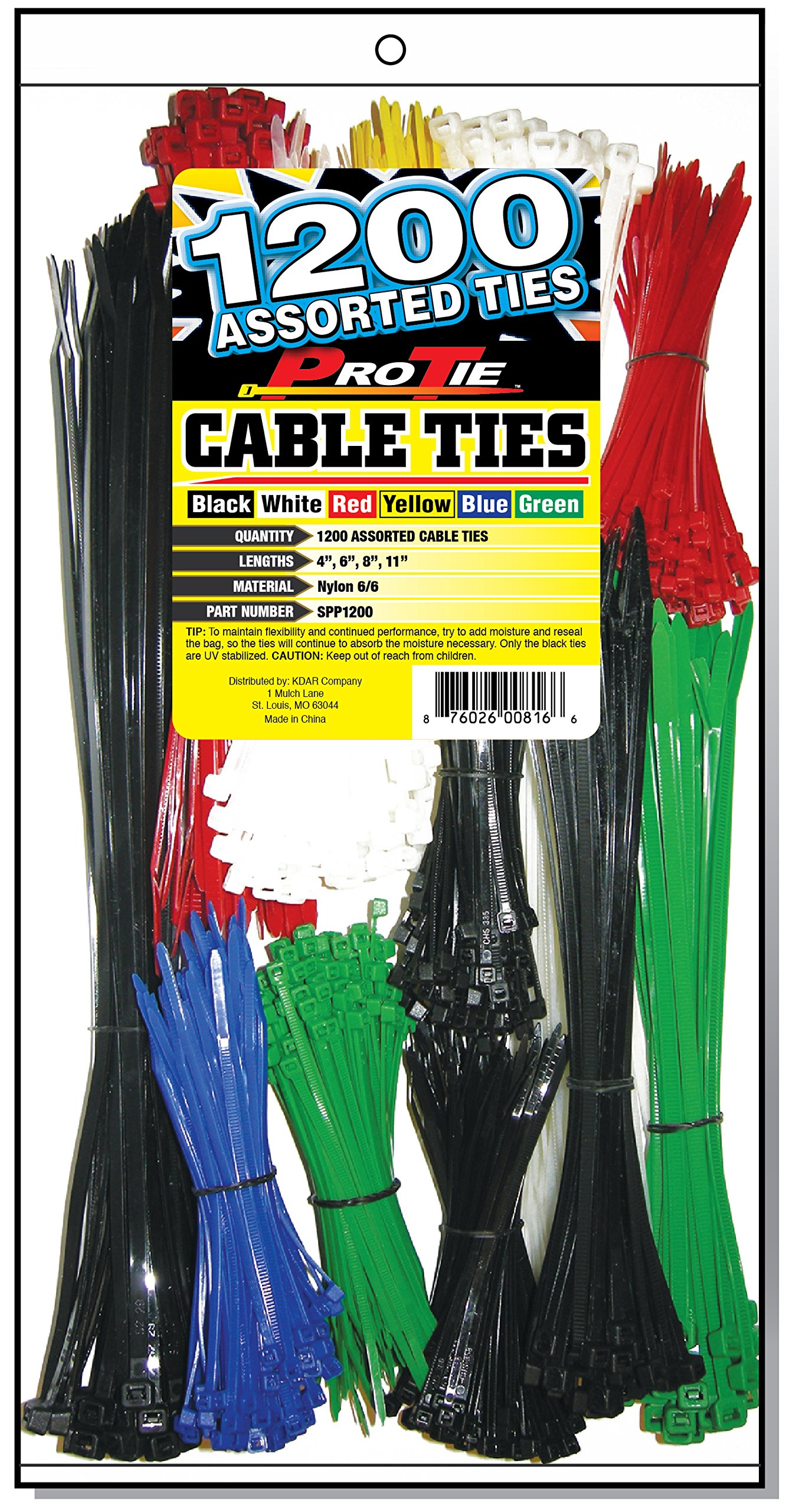 Pro Tie SPP1200 Super Protie Pack, 1200 Piece