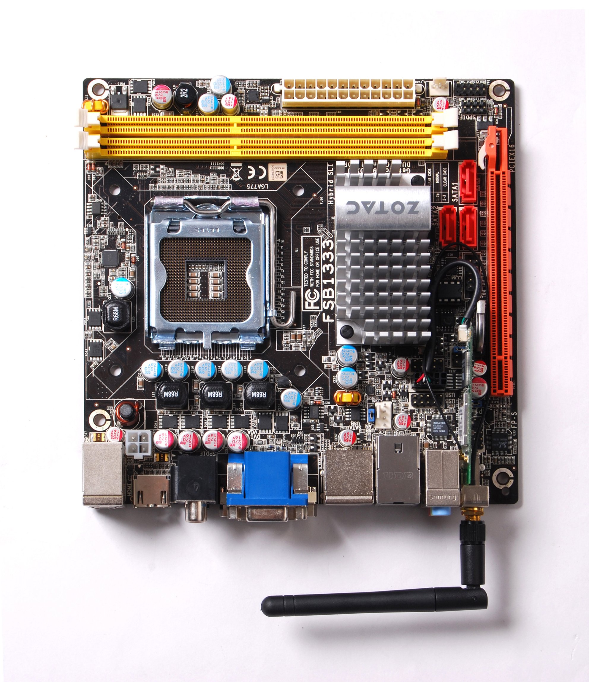 Zotac GeForce ITX WiFi LGA 775 Mini ITX Intel Motherboard GF9300