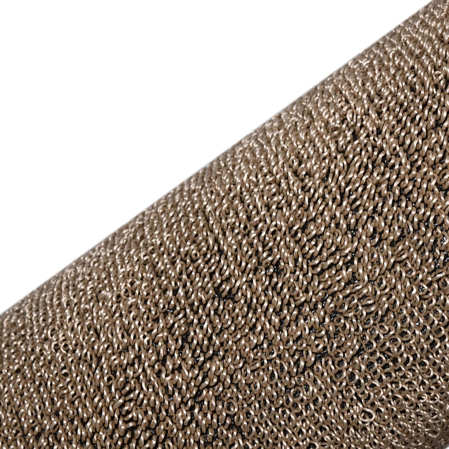 FH Group Car Floor Mats - DIY Ultra Waterproof Trimmable Non-Slip Vinyl Floor Mats, Solid Beige