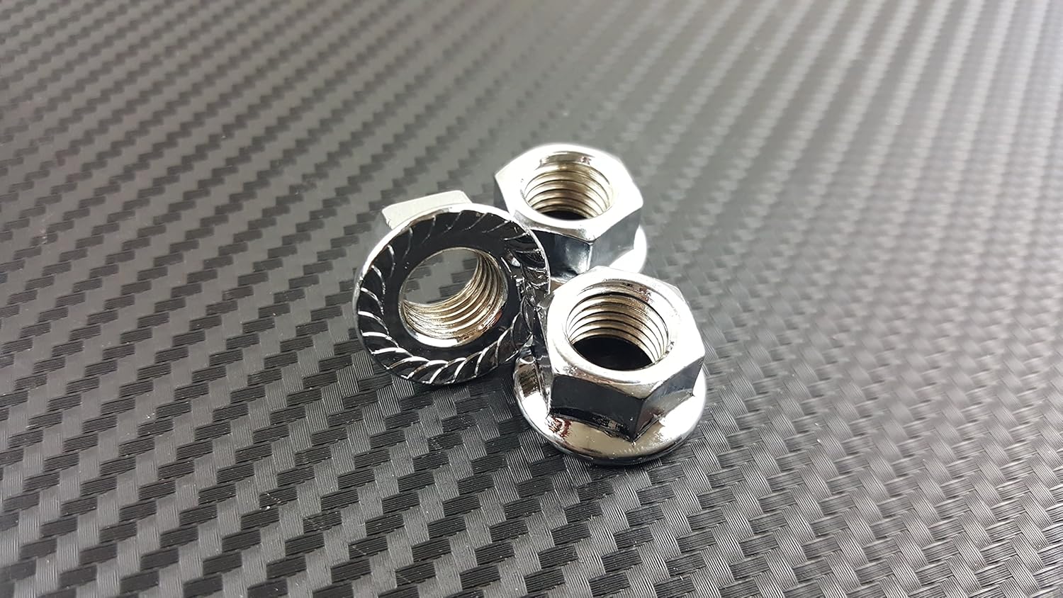 P2M STAINLESS EXHAUST DOUBLE HEAD STUD NUT SET M10X1.25 3PCS SET P2-SUS002DHSN3-GD