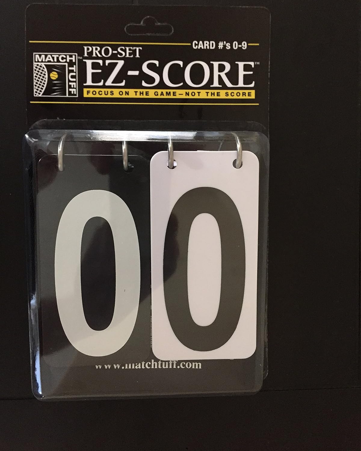 Match Tuff Ez-Score (0-9) | Portable Tennis Score Keeper | Outdoor & Indoor | EZ-Flip