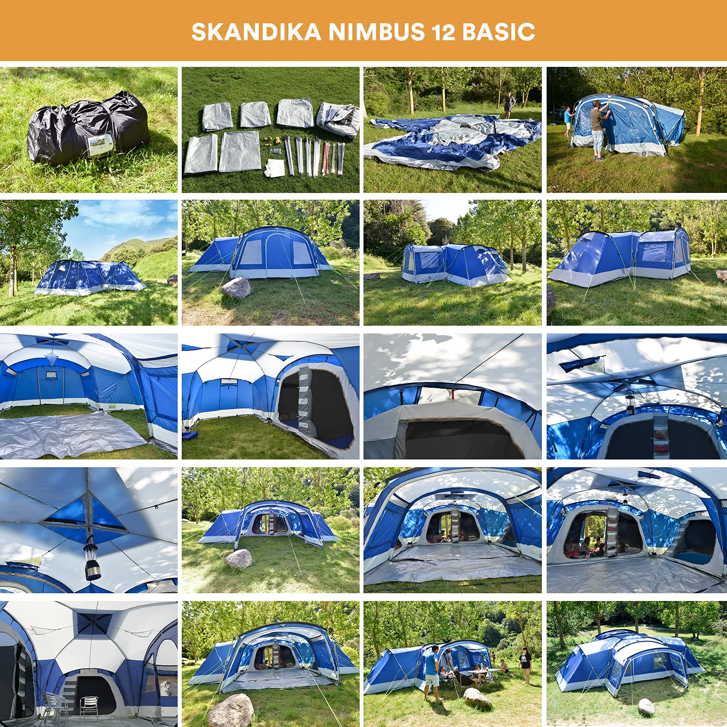 Skandika Nimbus 12 - Tenda da Campeggio
