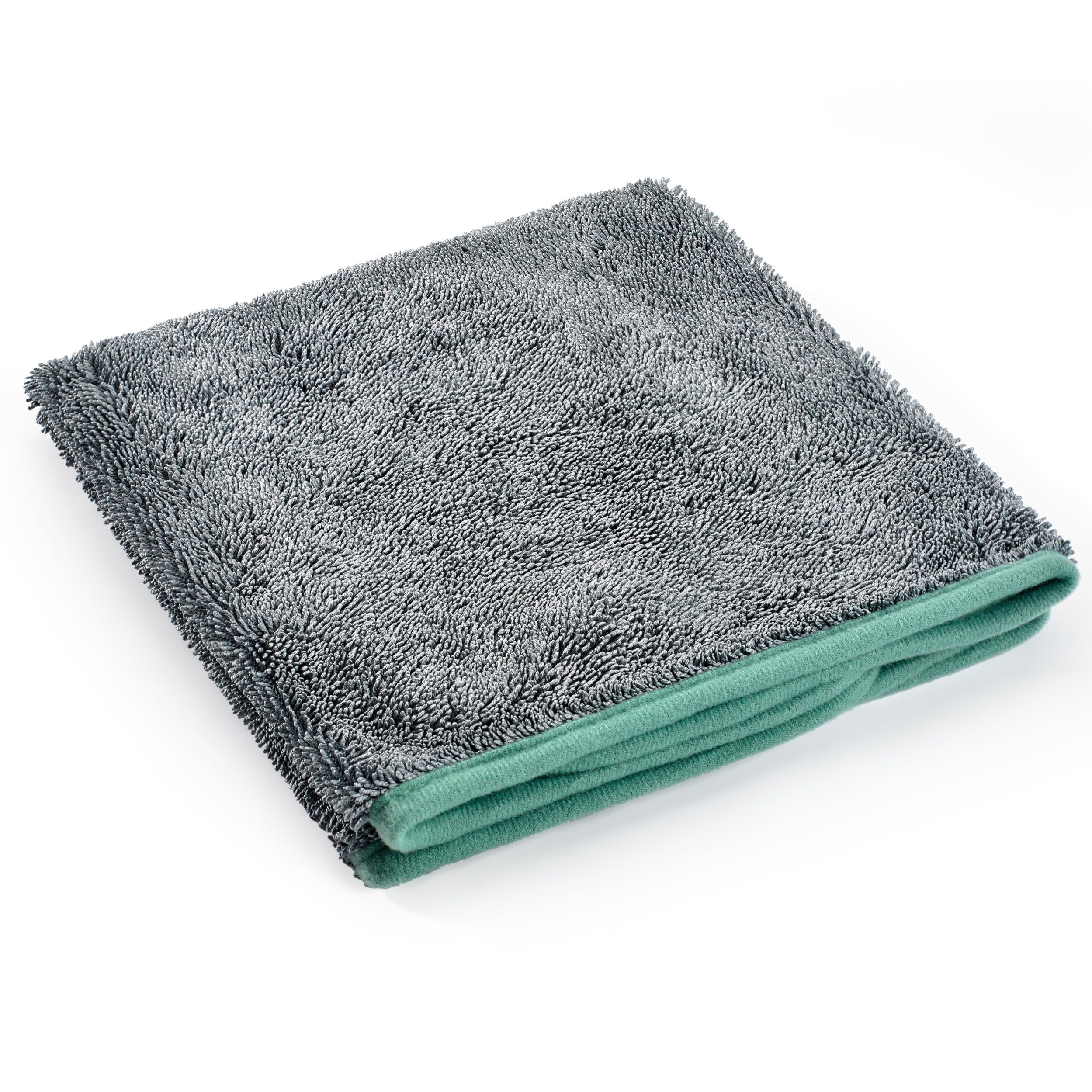 Quest ściereczka z mikrofibry do osuszania auta So Dry 50x60 cm, 24 szt. | Superchłonny ręcznik 650 g/m² do osuszania karoserii, szyb i felg, delikatny dla lakieru, dwustronny, wielorazowy