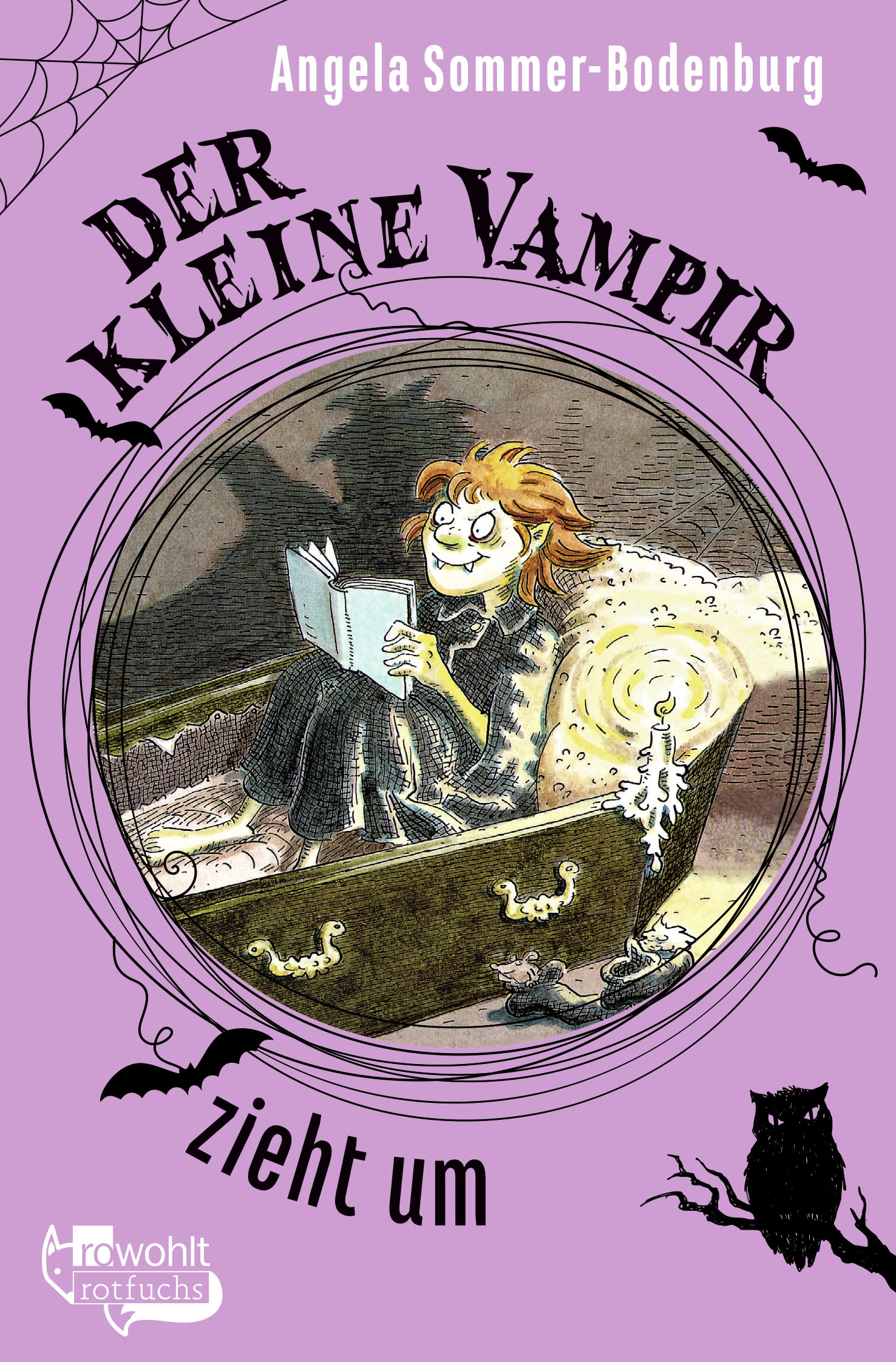 Book cover for Der kleine Vampir zieht um