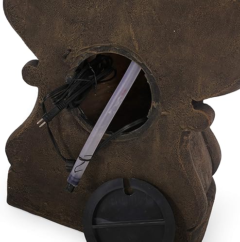 Miniatura 5 de Christopher Knight Home Fuente Olivia, marrón claro antiguo