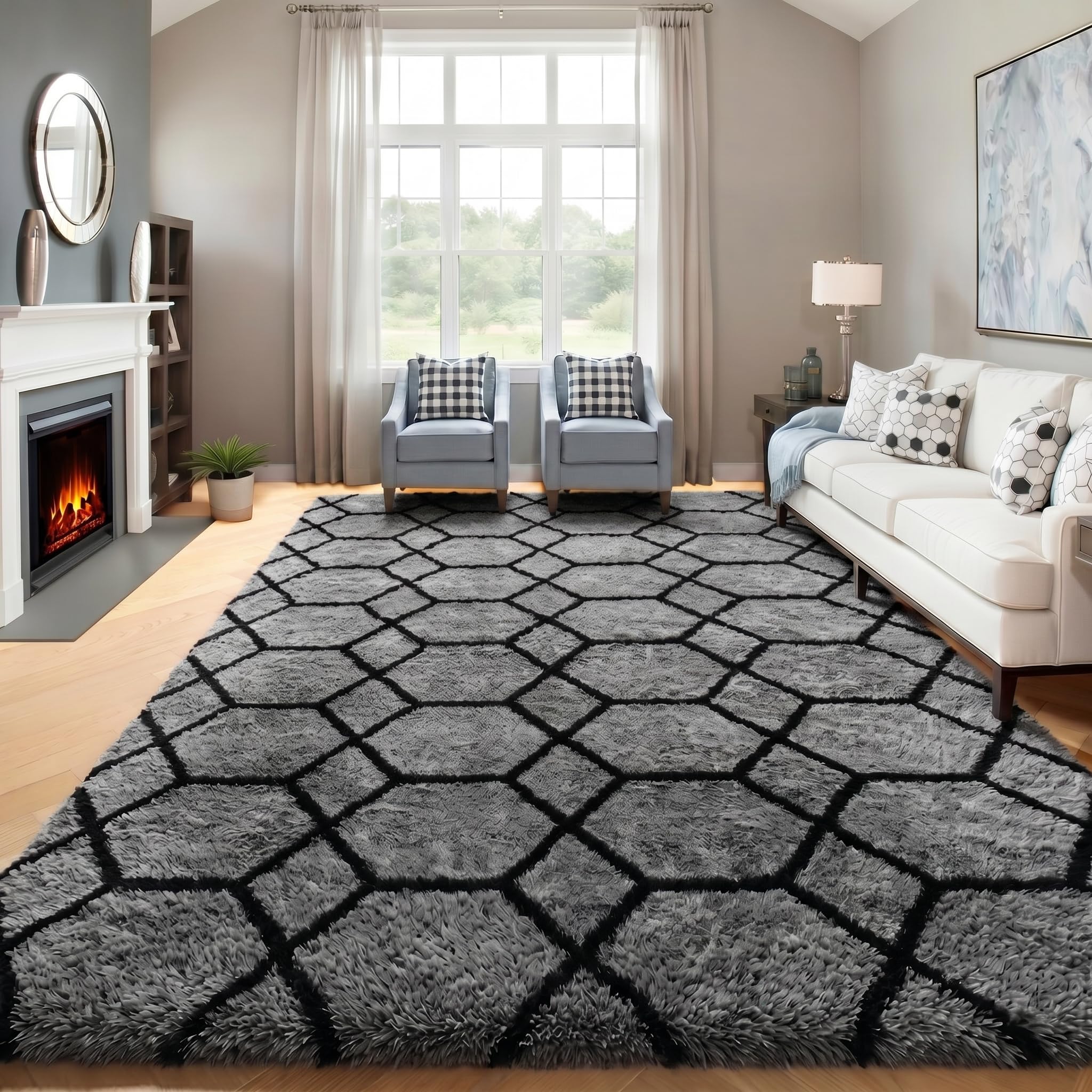 Amazon.com: ONASAR 6x9 Area Rugs for Living Room Bedroom, Large