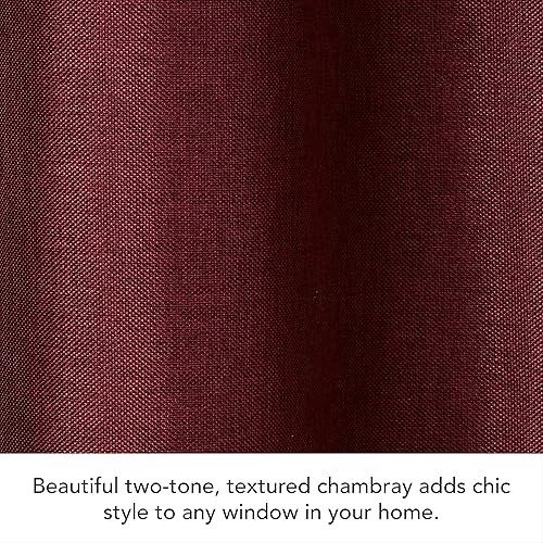 Miniatura 6 de Creative Home Ideas Cortinas opacas  Paneles de cortina para oscurecer la habitación con alzapaños, cortinas legrae con ojales para dormitorio, sala