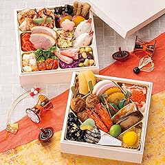 (Amazon配送 日時指定便) 和洋おせち料理 2026 華結 二段重 33品 盛り付け済み 冷凍おせち 2人前 美食サークル