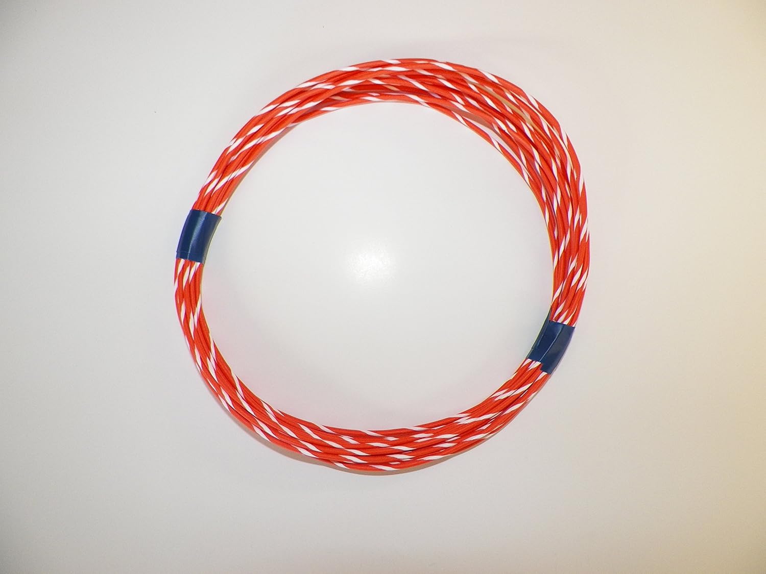 Orange/White Striped Automotive GXL Copper Wire, 16 GA, AWG, Gauge. Truck, Motorcycle, RV. General Purpose. DEFFERENT Lengths Available, Select Length Below (100 Foot Spool)