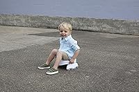 Vista 7 de Kalencom Potette Plus Premium 2 en 1 Anillo de entrenamiento para asiento de inodoro y orinal con protector de orina integrado y asas de fácil