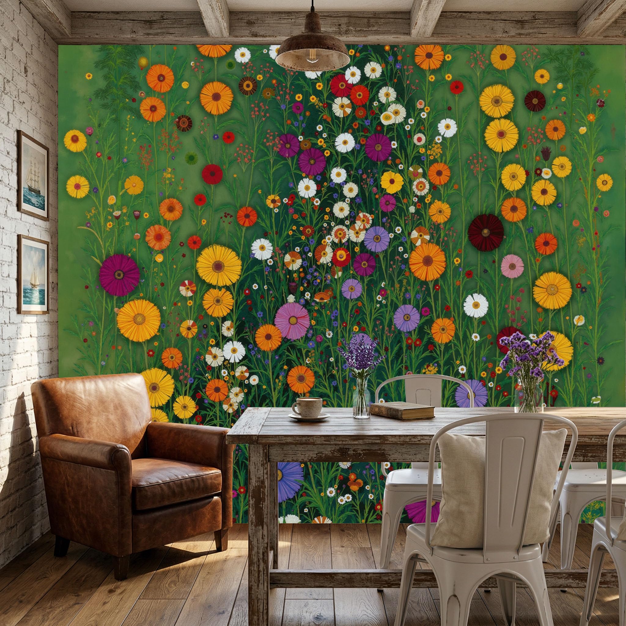 Papier peint mural 3D facile à poser pour masquer un mur abîmé XXL