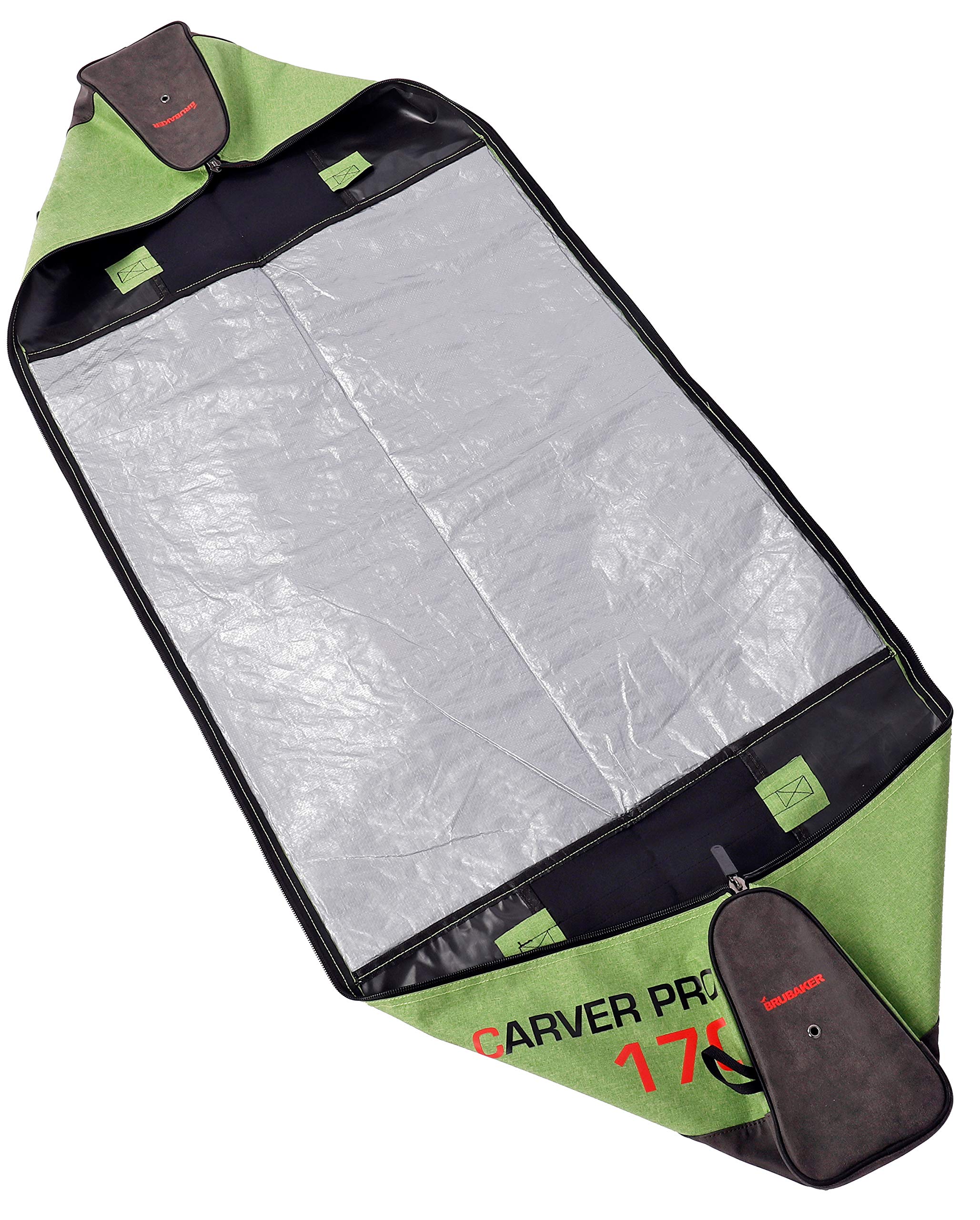 OTARO Ski taks per 57L 200 cm skiën voor 1 paar | Set Frost White