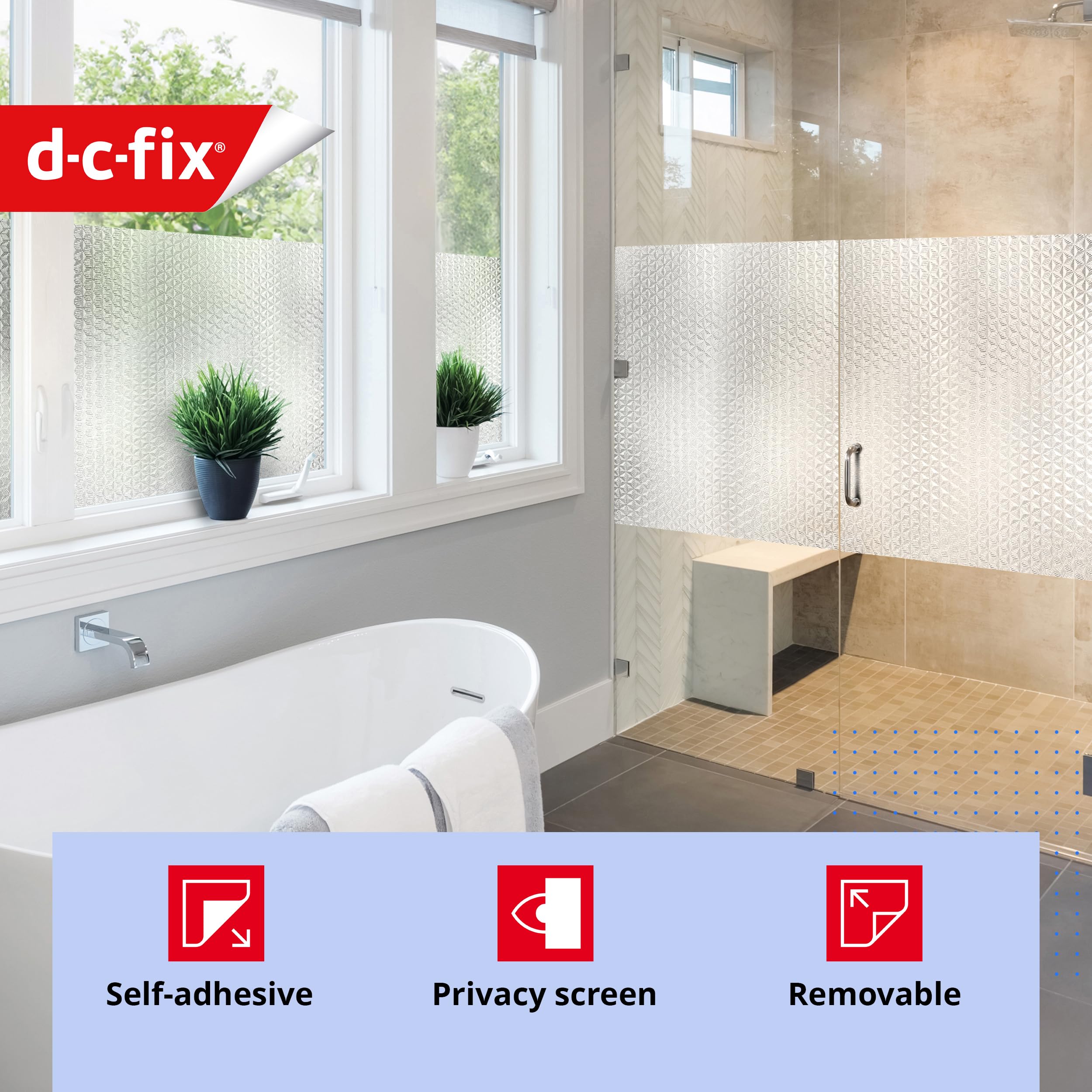 D-C-FIX Raamfolie statisch Splinter 90x150 cm kopen