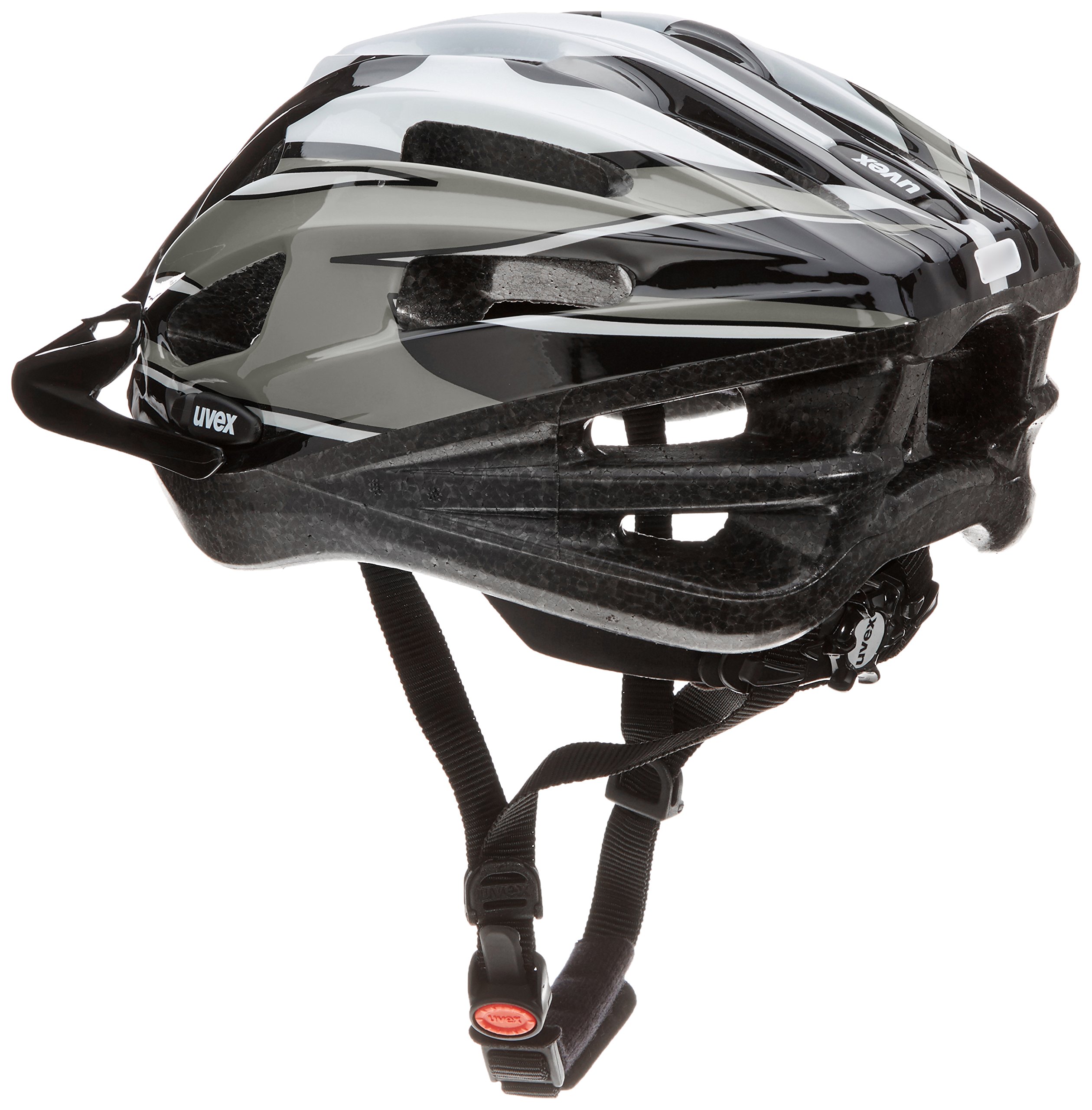 Uvex – Casco para Bicicleta Boss Compact, Unisex, Fahrradhelm Boss Compact, Anthracite-Black-White Deportes y aire libre