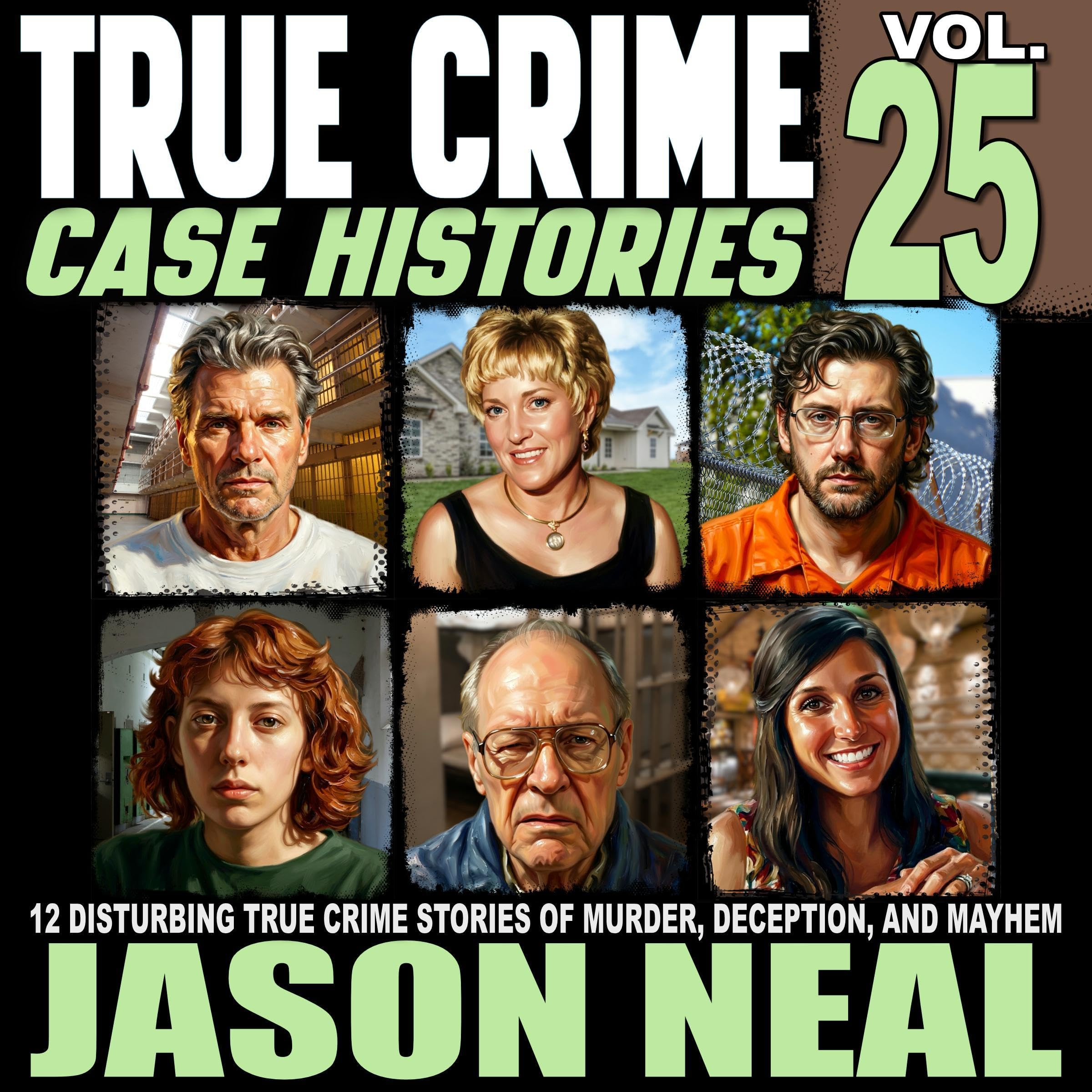 Cover art for True Crime Case Histories, Volume 25: 12 Disturbing Stories of Murder and Mayhem