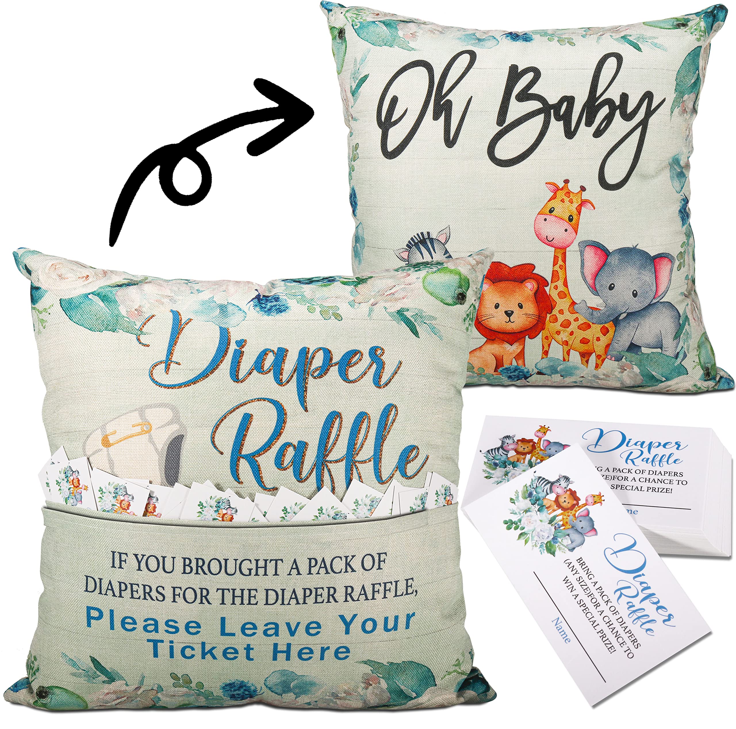Buy Baby Shower Games, Diaper Raffle Tickets for Baby Shower, Diaper