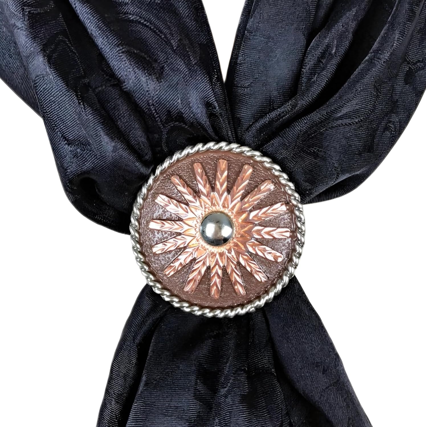 Austin Accent Western Cowboy Wild Rag Scarf Slide