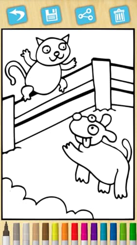 Animais de fazenda para colorir
