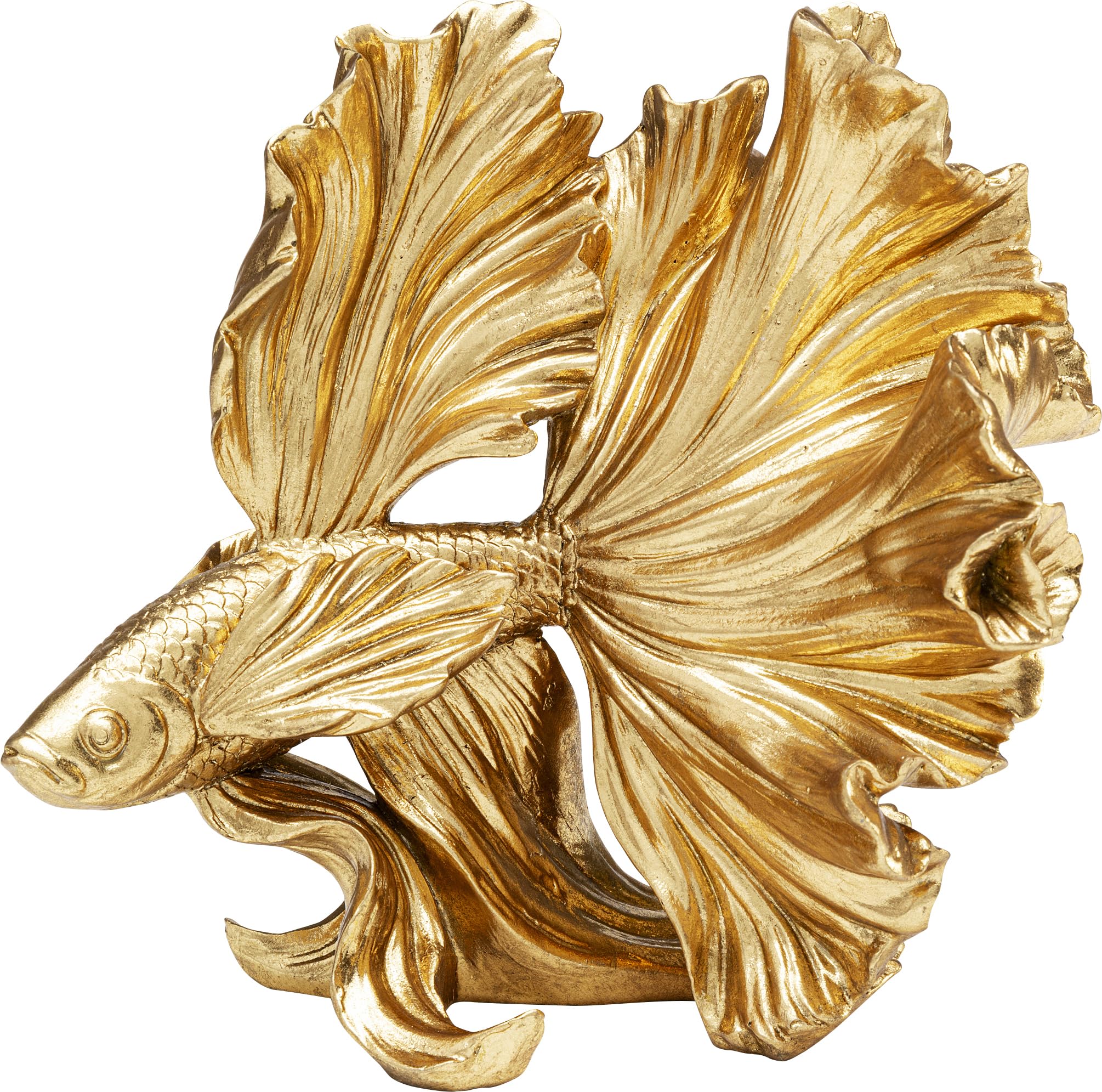 Kare Design figura decorativa Baby Betta, 26 cm | motivo pesce combattente, accessorio mensola, stila Asia elegante, idea regalo, bomboniera