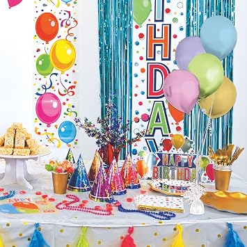 Beistle White Metallic Plastic Wrapped Balloon Weights For Birthday Parties, Weddings, Anniversaries, Table Decor, Celebrating With You Since 1900, 5.5 x 2.5, 6 Piece