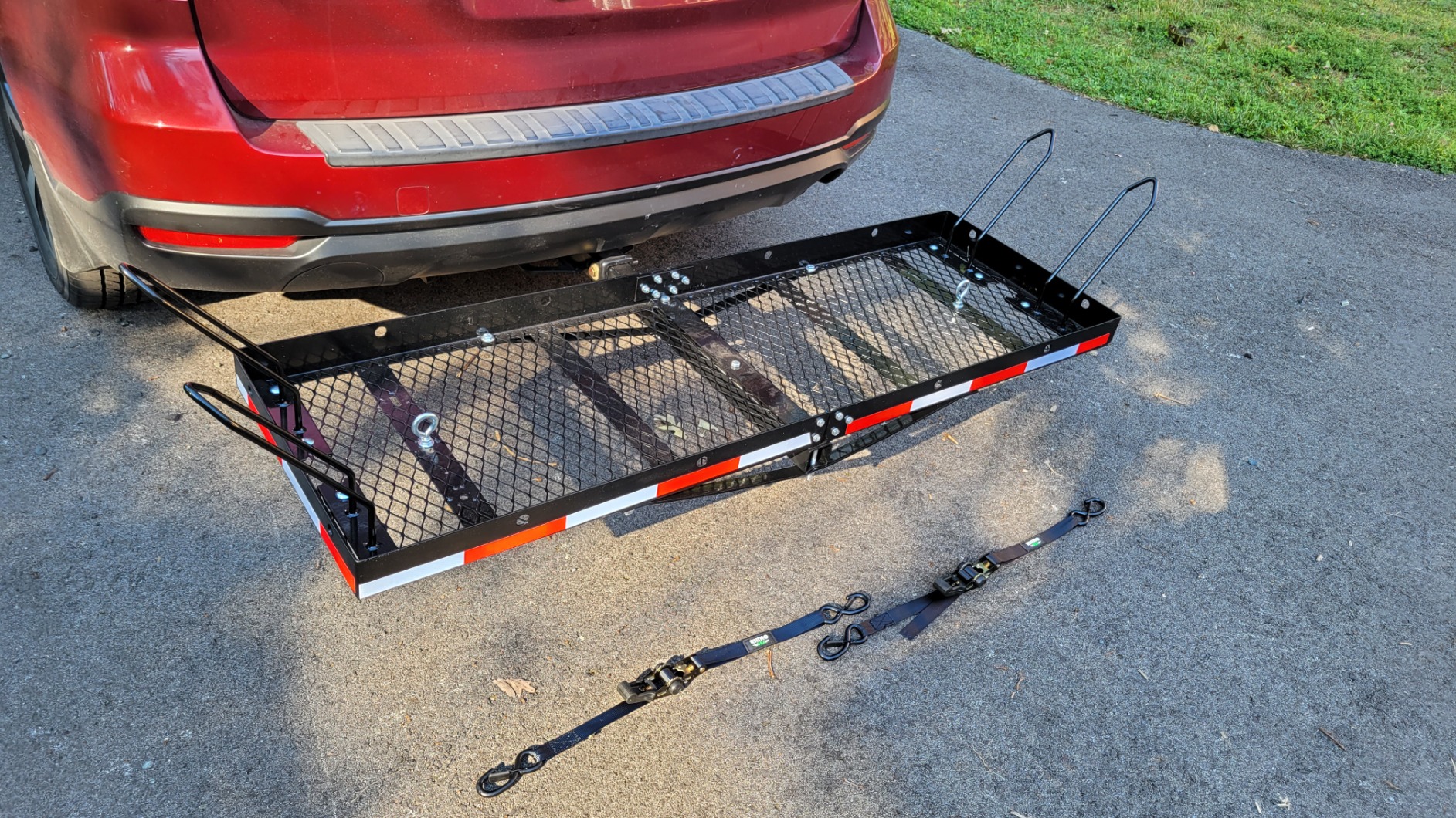 19/mo Finance MYCAN Hitch Mount Cargo Carrier 2" Shank 500lbs