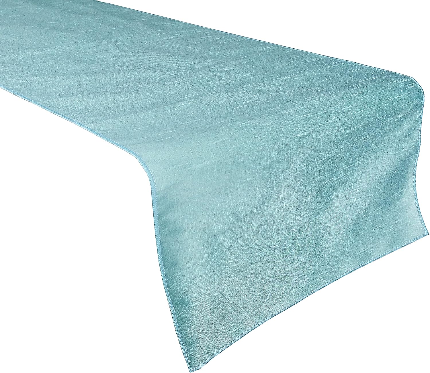 Zen Creative Designs Faux Silk Dupioni Table Runner Home Decor Kitchen Bedroom Dining Table Wedding Event Party Decor (12" by 144", Pink)