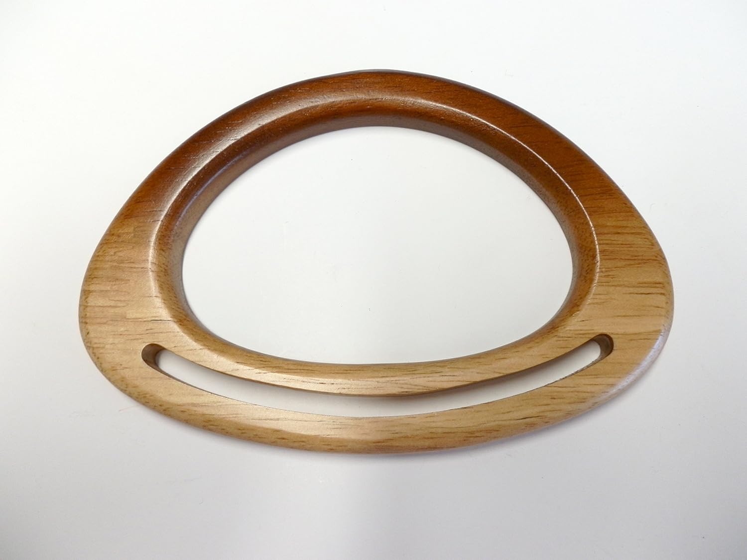 Oval Wood Purse Handles 7X5 2 Per Pack (Natural)