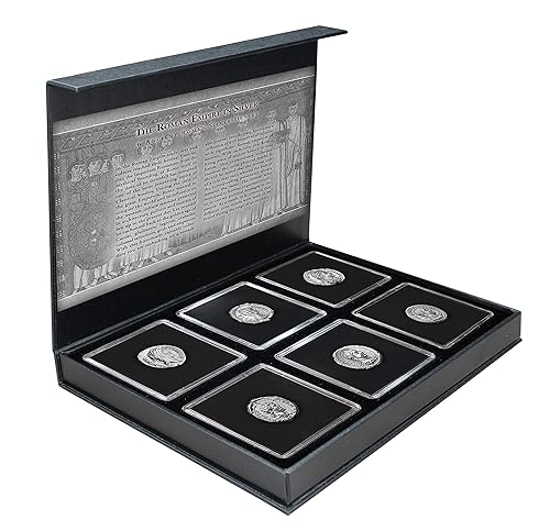 6 monedas antiguas de Denares Romanos - El Imperio Romano 6 Emperadores y Emperatriz 138-235