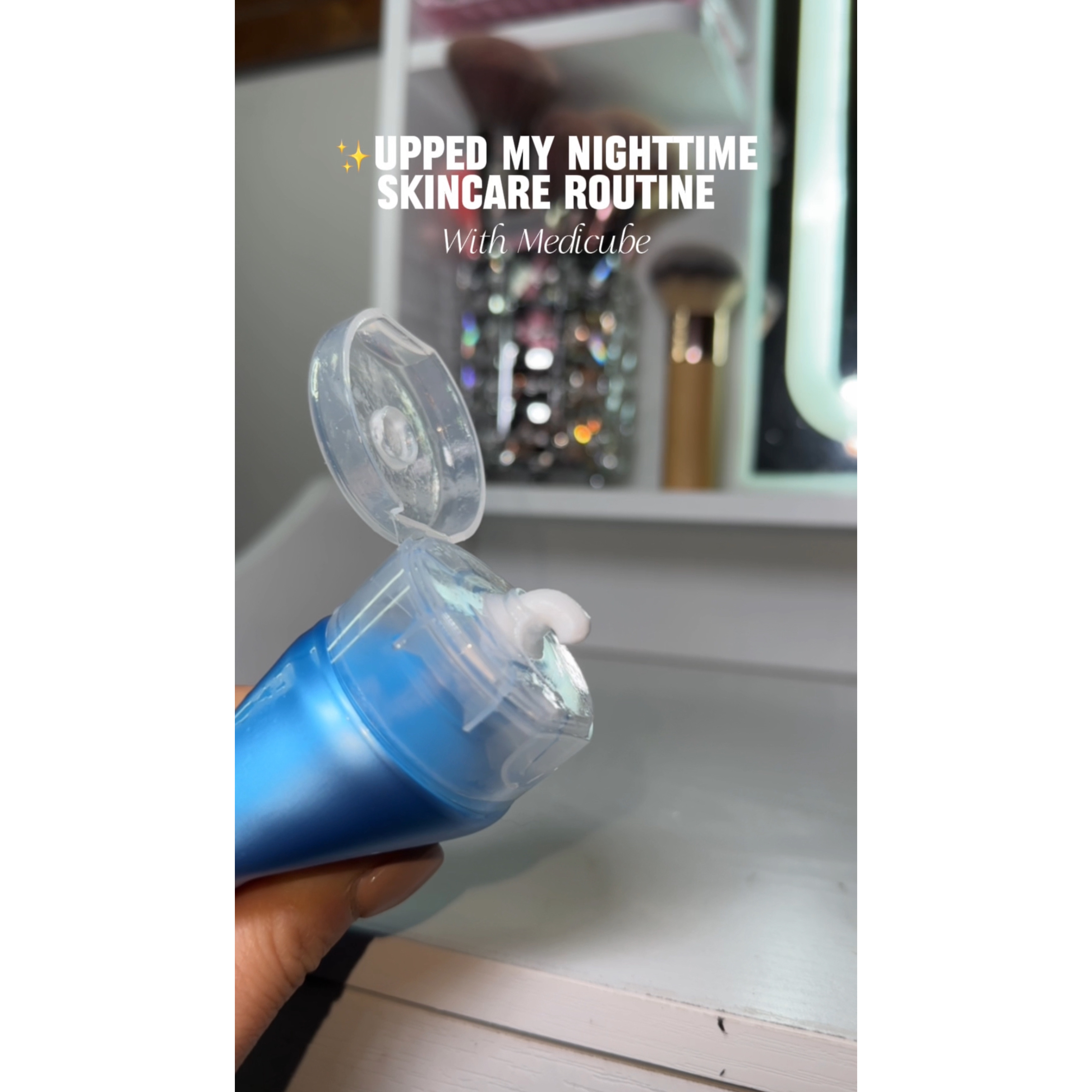 Watch Medicube Kbeauty nighttime skincare routine on Amazon Live