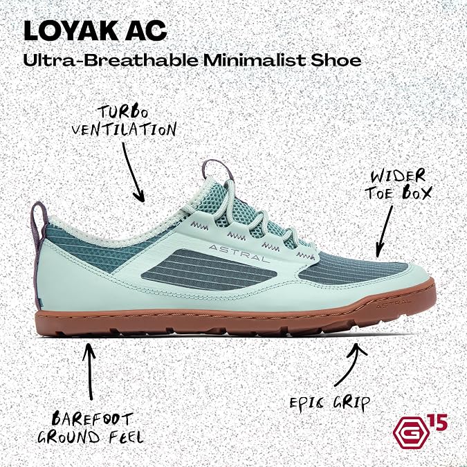 Astral Loyak AC Water Shoes | Men's & Women's Barefoot, Quick-Drying, Minimalist Sneaker for Kayaking, Beachwear, Fishing, Hiking