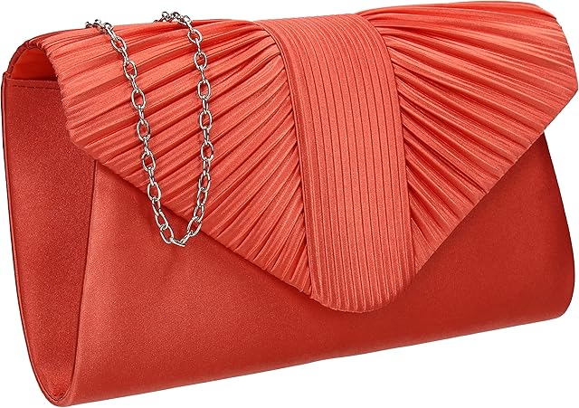 SwankySwans Sophie Womens Satin Party Prom Wedding Evening Clutch Bag Purse