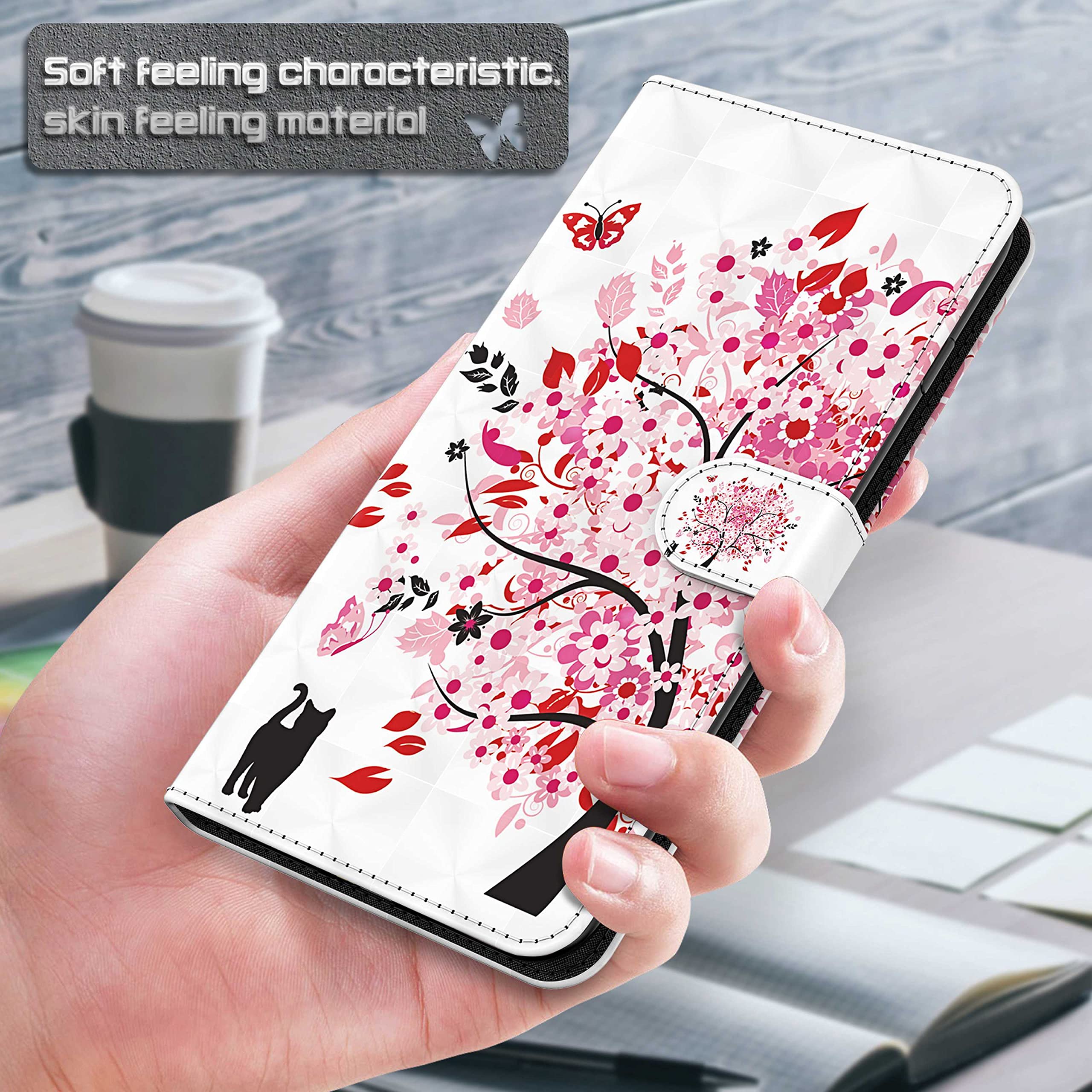Handyhülle Für IPhone 13/14 – Magnetische Flip-Lederhülle Mit 3 Kartenfächern, Rosa