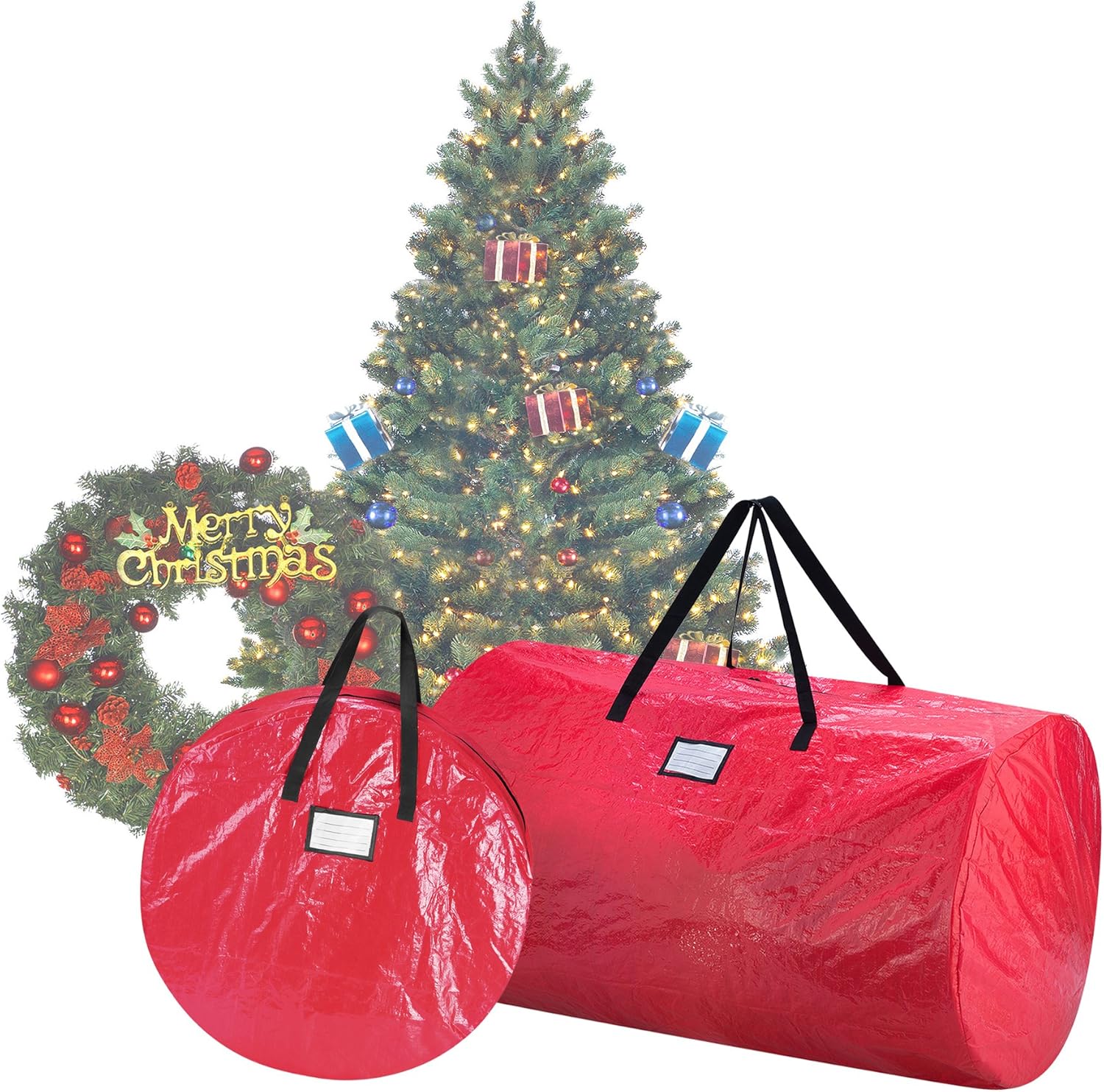 DTX International Elf Stor Deluxe Red Christmas Tree Storage Bag
