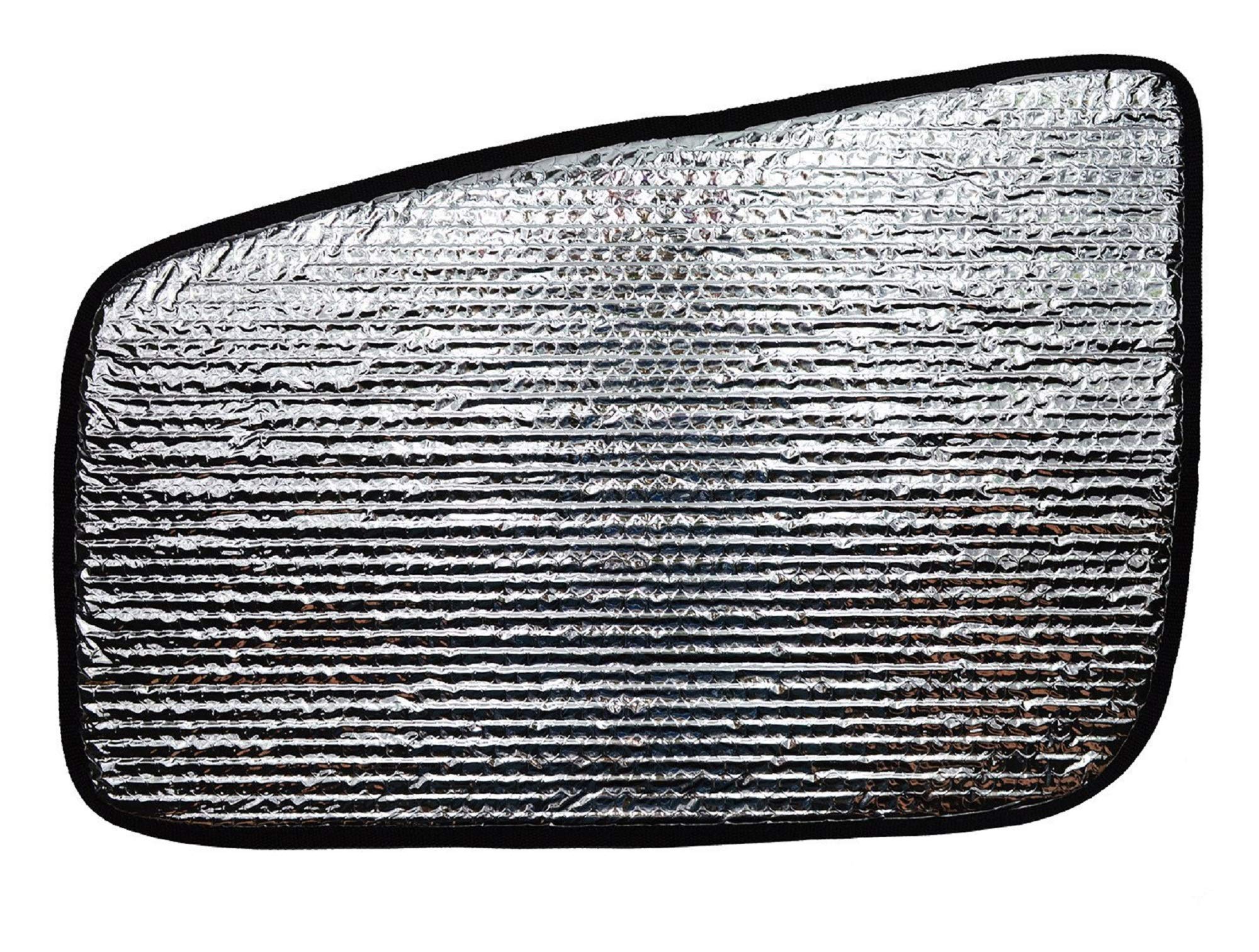 Set of 2 Custom Fit Automotive Reflective Rear Seat Side Window Sunshade for 2017 2018 2019 2020 2021 2022 Jeep Compass