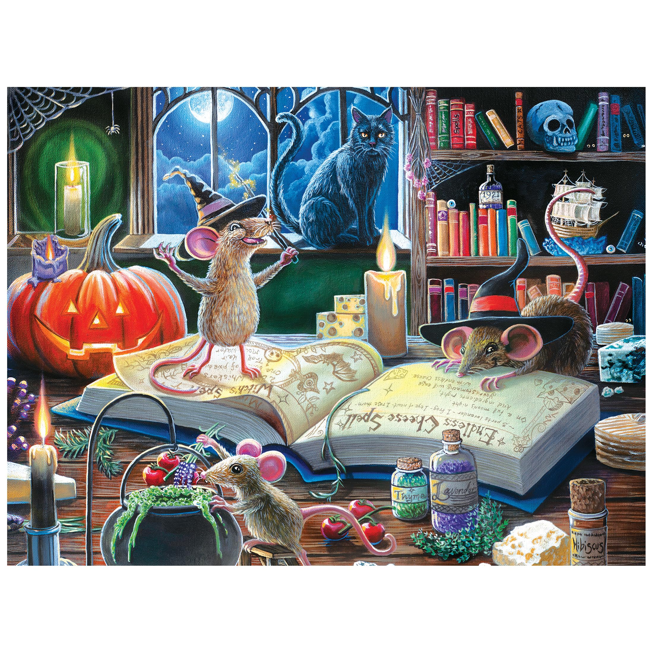 Amazon.com: RoseArt - Halloween Mischievous Mice - 500 Piece