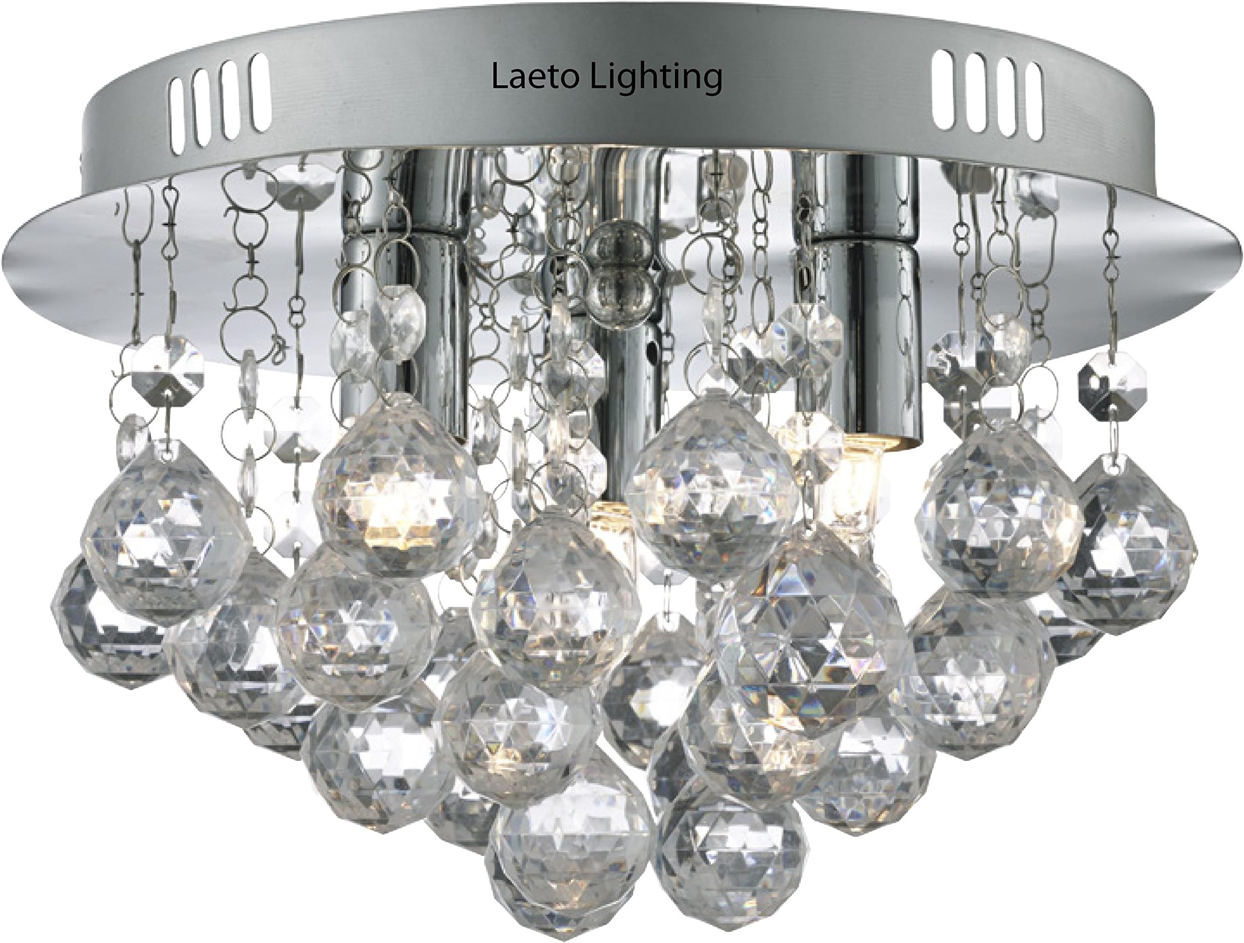 Crystals Droplet Chandeliers Ceiling Lights by Laeto Lighting Ideal for Modern Living Room Hallway Compatible with LED Lights