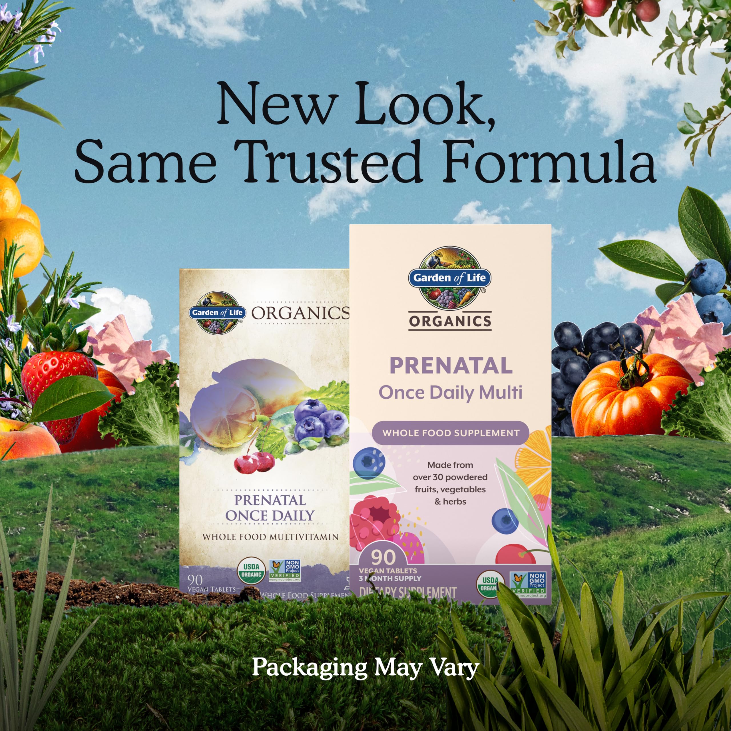 Garden of Life Organics Prenatal Once Daily Multivitamin, 90ct — Amazon image 2