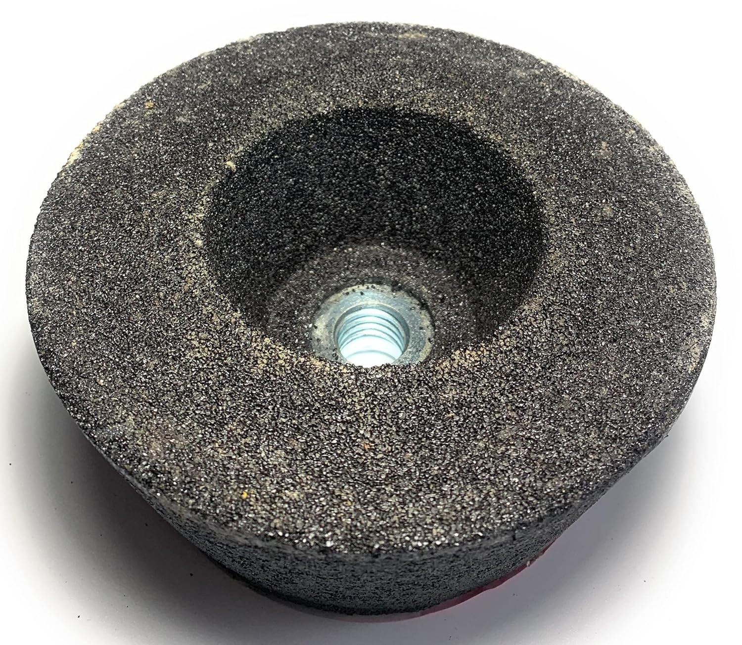Flaring Cup Grinding Stone with Arbor Thread for Grinding Granite 5X2X5/8-11 (1 Pack) (Black SiC, 36 Grit)